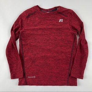 Russell Tshirt Boys XS Red Long Sleeve